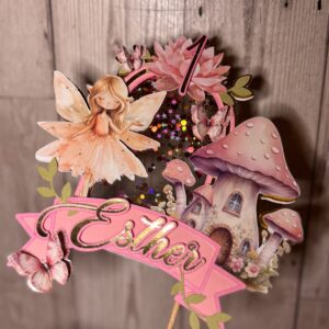 Fairy Shaker Cake Topper