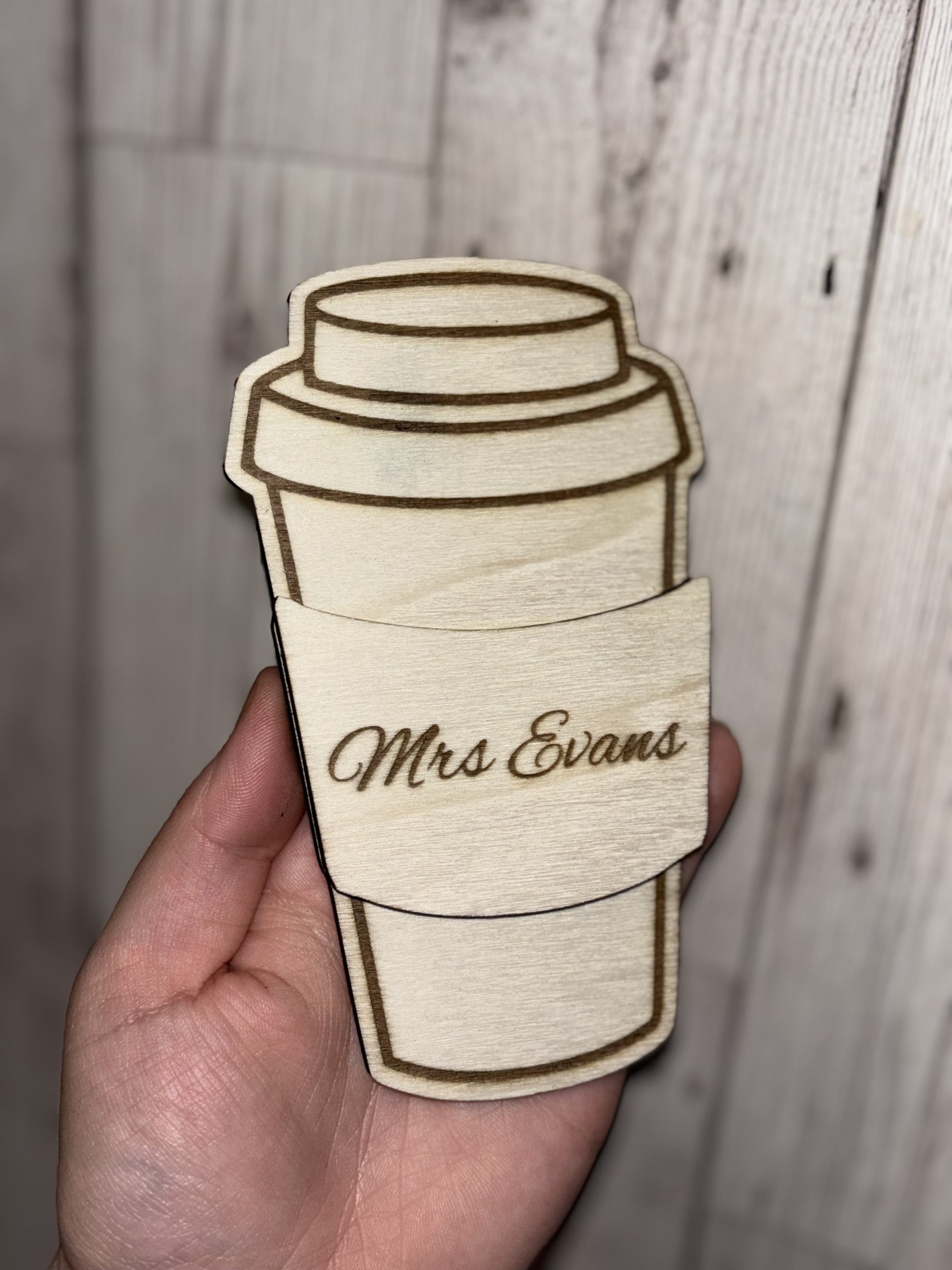Coffee Cup Gift Card Holder