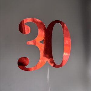 Number Cake Topper