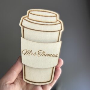 Coffee Cup Gift Card Holder